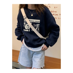Unisex tutte le cose coltivano felpa Oversize stampata abbigliamento biologico sostenibile invernale - Product Image 3