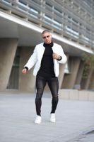 Imperio 2026 Ropa Urbana de Invierno para Hombre, Chaqueta Bomber Impermeable con Capucha, Diseño 3D con Detección de Agujas, Forro de Poliéster/Algodón y Relleno Acolchado