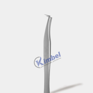 Pinzas de extensión de pestañas personalizadas Volumen de precisión Tipo L Punta de fibra Pinzas de estudio de pestañas - Product Image 1