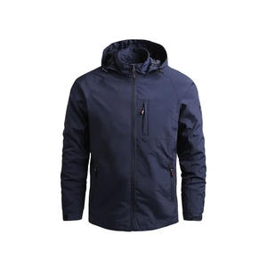 Chaqueta cortavientos de secado rápido ajustada a la moda para hombre, chaqueta de lona extraíble para deportes de Montañismo al aire libre, soporte impermeable - Product Image 5