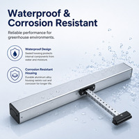 Actuador de Cadena Impermeable IP66 con Protección Contra Sobrecarga, Abridor de Ventana de Cadena Única de 24V CC para Sistema de Ventilación Agrícola