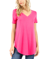 Kaos Wanita Musim Panas OEM Grosir Borongan Polos Berkualitas Tinggi Lengan Pendek 100% Katun O-Neck Ramah Lingkungan Anti-Pilling Cepat Kering