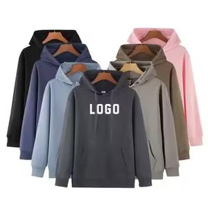430GSM survêtements pour hommes sweats à capuche unis et cordon de serrage rétro Terry Streetwear ensembles de sweats à capuche pour hommes - Product Image 5