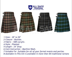 Vente chaude Style moderne hommes jupe irlandais National Double Cargo poche Highland mariage marié scène vêtements européens - Product Image 6