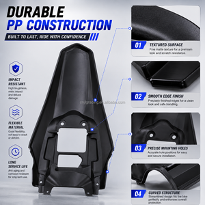 Защитный пластиковый задний брызговик JFG Factory Direct черного цвета для Surron Ultrabee Pit <span class=keywords><strong>Bike</strong></span>, улучшенные аксессуары - Product Image 3