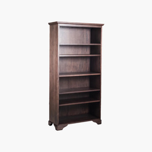 <b>Shelving</b> bookshelf made of mahogany <b>wood</b> high quality with brown color for indoor use. - Product Image 2