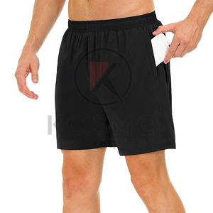 กางเกงออกกำลังกายขาสั้นสำหรับผู้ชายแห้งเร็วกางเกงวิ่งออกกำลังกายแบบลำลองใส่สบายพร้อมกางเกงวิ่งย้อมสี - Product Image 6