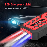 1200A Peak 12V 12000mAh 5V2.1A Pengisi Daya Baterai Mobil Portabel dengan Kabel Terintegrasi Pengisian Nirkabel Layar LCD