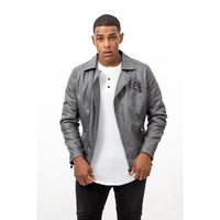 Veste en similicuir pour homme, col roulé grenat, respirante, vêtement d'extérieur d'hiver, motif uni, manches standard, épaisseur normale