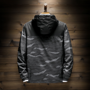 High Quality Outdoor <b>Hiking</b>, Fishing, Soft Shell Waterproof Windbreaker Jacket, Men's Breathable Men's Jacket - Product Image 4