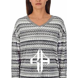 Derniers vêtements de nuit à manches longues pour femmes de haute qualité, vêtements grande taille pour femmes, prix bon marché, services OEM/ODM - Product Image 4