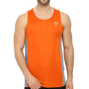 Débardeurs pour hommes en coton, couleur unie, respirants, sans manches, coupe ajustée, décontractés, pour la gym, la course, confortables, sous-vêtements, débardeur pour hommes - Product Image 1