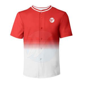 Vente flash, maillot de baseball de qualité supérieure pour adultes, respirant, évacuant l'humidité, séchage rapide, 100% polyester, vêtements de baseball et de softball - Product Image 4