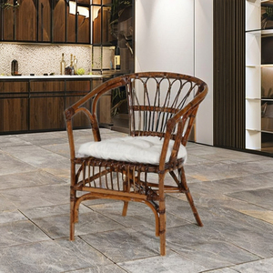 Sillón Merly, Elegante y Cómodo, Tapizado en Ratán, con Soporte Inigualable, Diseño Moderno para Relajarse en el Dormitorio - Product Image 6