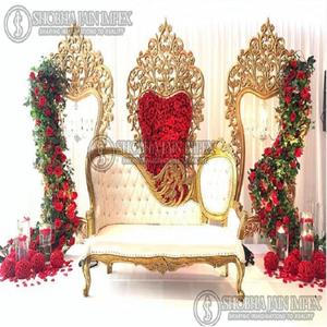 Marco de Madera Tallado con Motivos Florales para Decoraciones de Boda, Marca Shobha Jain Impex, Hecho en Delhi, India - Product Image 3