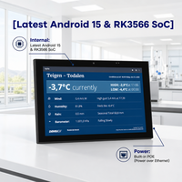 Panneau de commande Android 10,1 pouces avec relais intégré et RS485, tablette de bureau POE pour CVC et BMS, certifiée qualité Fortune 500