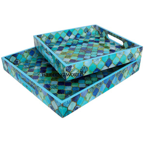 ถาดใส่ช็อคโกแลตทรงสี่เหลี่ยมผืนผ้าเคลือบผงสีขาวออกแบบใหม่หรูหรา - Product Image 6