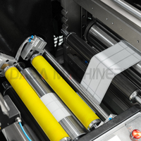 Máquina troqueladora de etiquetas en blanco de alta velocidad, rotativa completa, para troquelado, corte longitudinal y rebobinado de papel kraft y film.