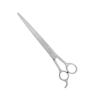 Ciseaux professionnels de toilettage pour chiens de compagnie en acier inoxydable Kit de ciseaux droits amincissants incurvés - Product Image 2