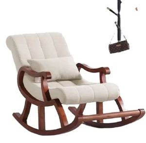 New Arrival <b>Wooden</b> Living Room <b>Rocking</b> <b>Chair</b> in Solid Wood and Maharaja Style in Modern Design - Product Image 1