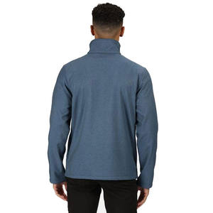 Veste bomber softshell d'hiver pour homme, coupe-vent, imperméable, respirante, séchage rapide, fermeture éclair sur le devant, logo - Product Image 2
