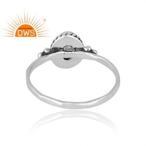 Anillo de piedras preciosas de Luna arcoíris Natural de plata de ley de diseño elegante, joyería personalizada para mujer, regalo para ella - Product Image 2