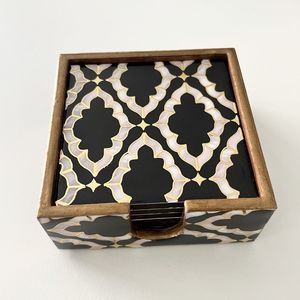 Sous-verres de vadrouille artistiques uniques conçus pour un usage quotidien Tables à manger Zones de cuisine et décoration de bureau à domicile - Product Image 3