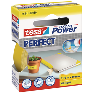 เทปผ้าสีเหลือง Extra Power 56341 ความยาว 2.75 ม. กว้าง 19 มม. 1 ม้วน สำหรับเทปกาวสำนักงาน TESA - Product Image 3