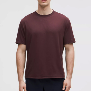 Camiseta de gran tamaño con hombros caídos para hombre, 100% algodón en blanco, ecológica, de secado rápido, transpirable, cómoda, holgada, 180g, precio bajo - Product Image 1