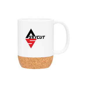 Tasse en grès 13 oz avec base en liège-imprimée avec votre logo personnalisé/expédiée depuis et vers les États-Unis - Product Image 2