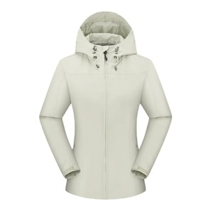 New Stylish Zipper <b>Women</b> Jacket Custom Hooded Windproof Winter Jacket Casual Design Wholesale Softshell Jacket - Product Image 3
