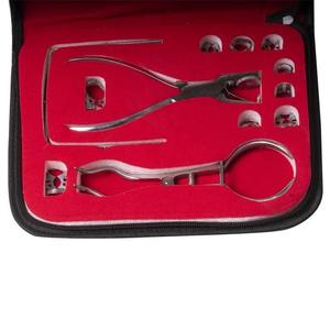 Ensemble de poinçons manuels en acier inoxydable pour barrage dentaire en caoutchouc, outil de barrière orale en caoutchouc, réutilisable, certifié MOL - Product Image 1