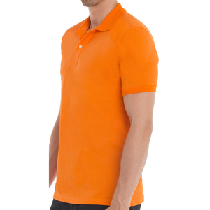 Polos de manga corta de punto profesional disponibles a granel con algodón transpirable Camiseta Polo fabricada por OEM - Product Image 6