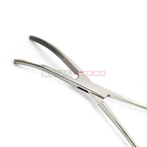 Kelly คีมสำหรับผ่าตัดแบบโค้ง5.5นิ้วใช้ซ้ำได้ทำจากสเตนเลสได้รับการรับรอง CE - Product Image 4