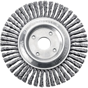 Round <b>Brush</b> 125 Mm 0.5 Mm Wire Steel 6 Mm 15000 Rpm-Lessmann - Product Image 1