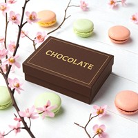 Nueva Caja de Chocolate Ecológica con Impresión Personalizada para Panadería, Dulces y Embalaje de Regalos