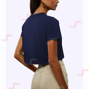 Venta al por mayor sostenible mujeres Crop Top transpirable diseño único mujeres Crop Top de talla grande mujeres Crop Top estilo personalizado moda - Product Image 3