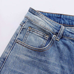 Classique hommes jeans denim pantalon mince coupe droite maigre déchiré en détresse décontracté à la mode élégant mode en vrac en gros - Product Image 4