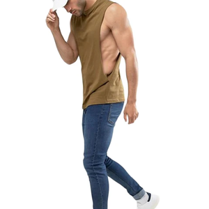 Wholesale Knitted Plus Size Short Sleeve Compression Fitness Gym Tank Tops Custom Heat-Transfer Printed High Quality <b>Mens</b> Guard - Product Image 5