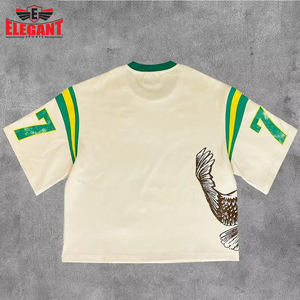 Tshirts baggy surdimensionnés Logo entièrement personnalisé Bon fournisseur Highland Qualité Produit confortable Chemises baggy en coton - Product Image 2