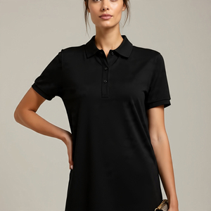 Oversize Turn Down Collar <b>Polo</b> T <b>Shirt</b> Women Summer Jogging Wear Short Sleeve <b>Polo</b> <b>Shirts</b> <b>Ladies</b> High Quality 100% Cotton <b>Shirt</b> - Product Image 3