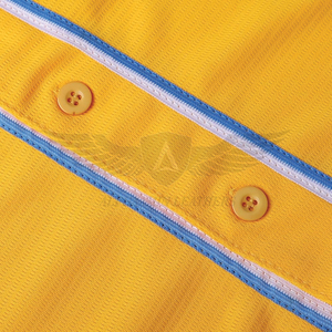 เสื้อเบสบอลเสื้อเบสบอลระบายอากาศได้ชุดกีฬาเย็บปักสีตัดกันหลายสี - Product Image 3