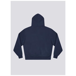 Nouveau Style goutte épaule vierge surdimensionné sweats à capuche pour hommes conception personnalisée motif solide hiver Street Style sweats à capuche avec broderie - Product Image 5