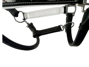 Harnais de cheval en cuir rembourré de style anglais personnalisé, durable, avec logo personnalisé, options de design/couleur de haute qualité pour l'équitation - Product Image 4