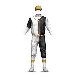 Uniformes de baseball vierges à impression numérique, personnalisables par transfert thermique, en maille respirante, grandes tailles, maillot de baseball professionnel pour adultes - Product Image 5