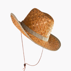 HOT SUMMER 2025 Sombreros de paja naturales Sombrero de vaquero de paja Material natural de alta calidad Respetuoso con el medio ambiente y buen precio de Eco2go Vietnam - Product Image 5