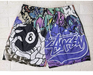 Soft Material Sublimation <b>Shorts</b>, Customised Design All Over <b>Shorts</b>, Usa Sizes <b>Shorts</b> - Product Image 1