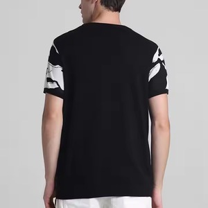 เสื้อยืดสตรีทแวร์วินเทจแบบย้อมสีเอซิด คอตตอน คอกลม พิมพ์ลายกราฟิก สำหรับผู้ชาย - Product Image 4