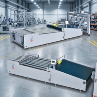Compteur de boîtes en carton ondulé entièrement automatique de haute précision DS-1650/2000/2400, compteur de boîtes automatique intelligent avec emballage en sacs plastiques