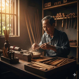 ตะเกียบไม้คุณภาพสูงแบบใช้แล้วทิ้ง - Product Image 1